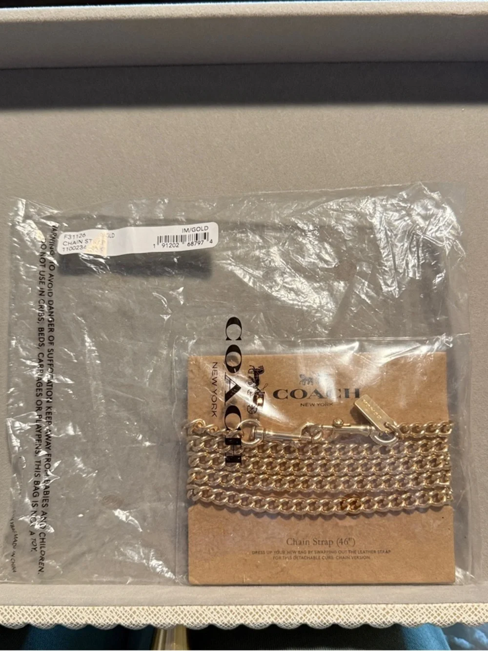 Coach Purse Chain Strap - Picture 1 of 3